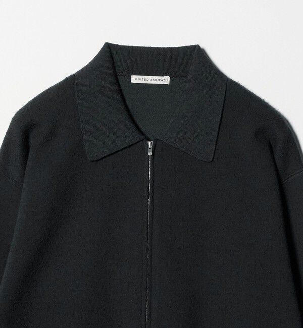 UNITED ARROWS「ブークレー ダブルフェイス ジップブルゾン」|カーディガン|