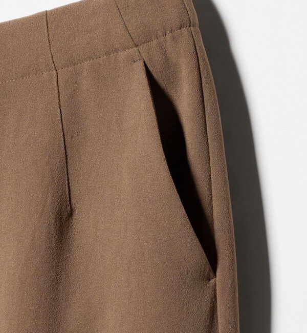 UNITED ARROWS「ポリエステルサブレ モダンストレート イージーパンツ」|スラックス|