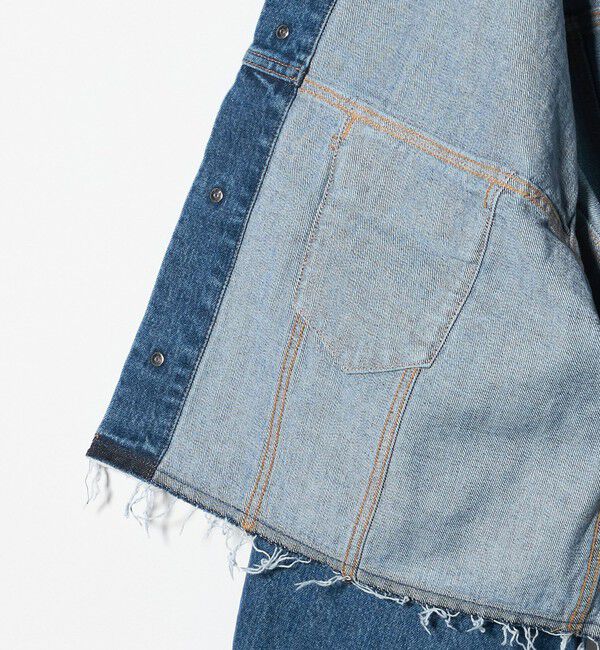 UNITED ARROWS「＜SACRA＞ボリュームスリーブ デニムジャケット」|デニムジャケット|