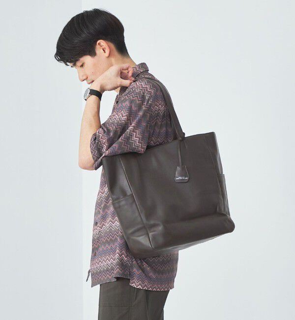 UNITED ARROWS green label relaxing「GLR ファンクショナル タテ V2 レザー トートバッグ」|トートバッグ|