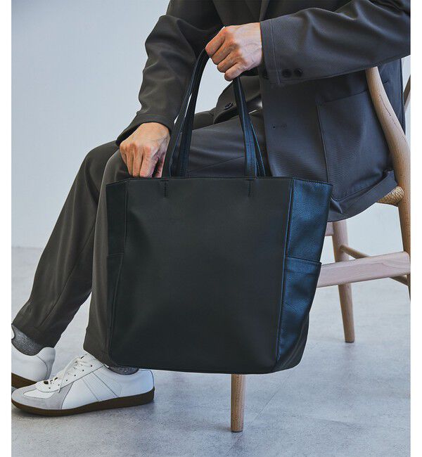 UNITED ARROWS green label relaxing「GLR ファンクショナル タテ V2 レザー トートバッグ」|トートバッグ|