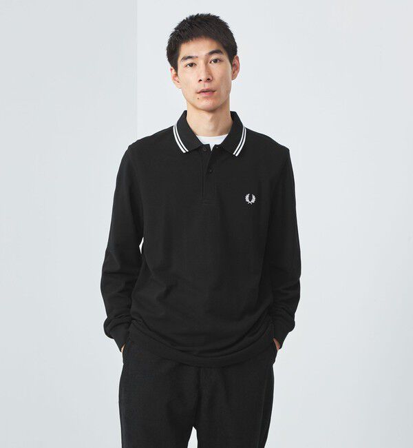 UNITED ARROWS green label relaxing「＜FRED PERRY＞ツインティップ ポロシャツ」|ポロシャツ|BLACK