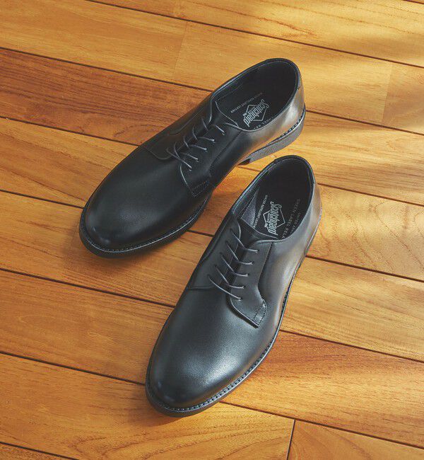 UNITED ARROWS green label relaxing「GLR ハッスイ アクティブ プレーントゥ ドレスシューズ」|ビジネス・ドレスシューズ|BLACK