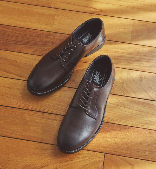 UNITED ARROWS green label relaxing「GLR ハッスイ アクティブ プレーントゥ ドレスシューズ」|ビジネス・ドレスシューズ|DK.BROWN