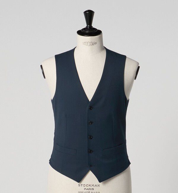 UNITED ARROWS green label relaxing「A+ TWPU サージ スリム 5B セットアップベスト -ウォッシャブル-」|スーツ|