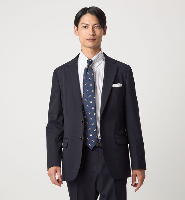 UNITED ARROWS green label relaxing「A+ TWPU サージ 2B スリム セットアップジャケット -ウォッシャブル・ストレッチ-」|スーツ|