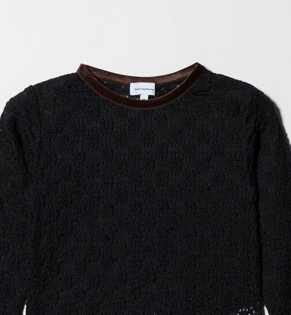 UNITED ARROWS green label relaxing「花柄 ジャガードトップス / キッズ  100cm-160cm」|Tシャツ・カットソー|