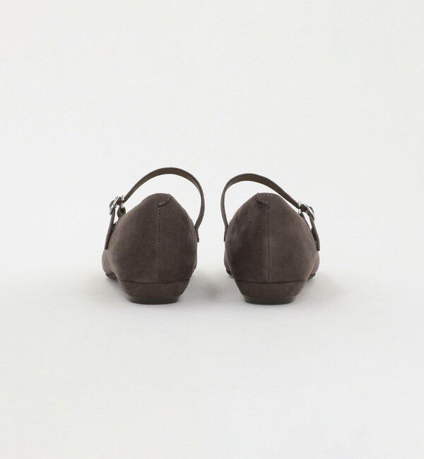 UNITED ARROWS green label relaxing「Vカット ストラップ フラットシューズ 撥水」|パンプス|