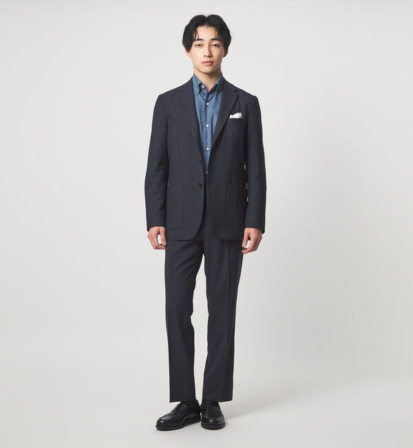 UNITED ARROWS green label relaxing「A+ ウールライク 2B スタンダード 2P ジャケット -ウォッシャブル・ストレッチ-」|テーラードジャケット|