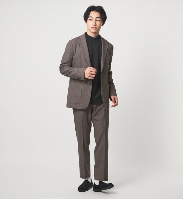 UNITED ARROWS green label relaxing「A+ ウールライク スタンダード イージー スラックス -ウォッシャブル・ストレッチ-」|スラックス|