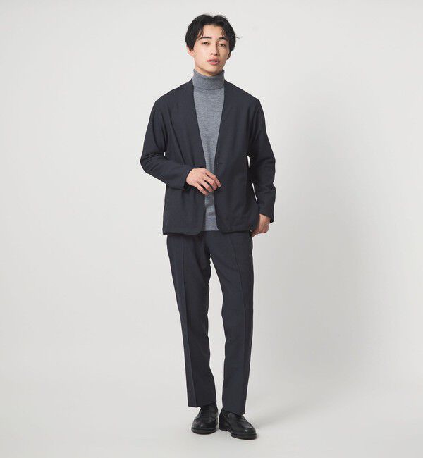 UNITED ARROWS green label relaxing「A+ ウールライク スタンダード イージー スラックス -ウォッシャブル・ストレッチ-」|スラックス|