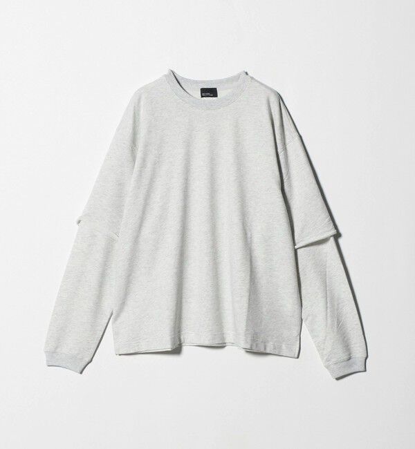 UNITED ARROWS green label relaxing「【WEB限定】＜GLR or＞フェイクレイヤード クルーネック Tシャツ カットソー」|Tシャツ・カットソー|LT.GRAY