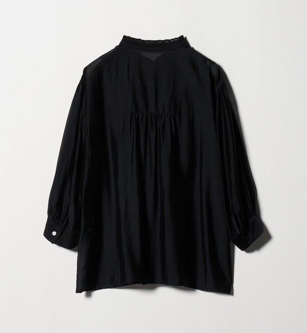 UNITED ARROWS green label relaxing「フロントネック フリル ブラウス」|シャツ・ブラウス|