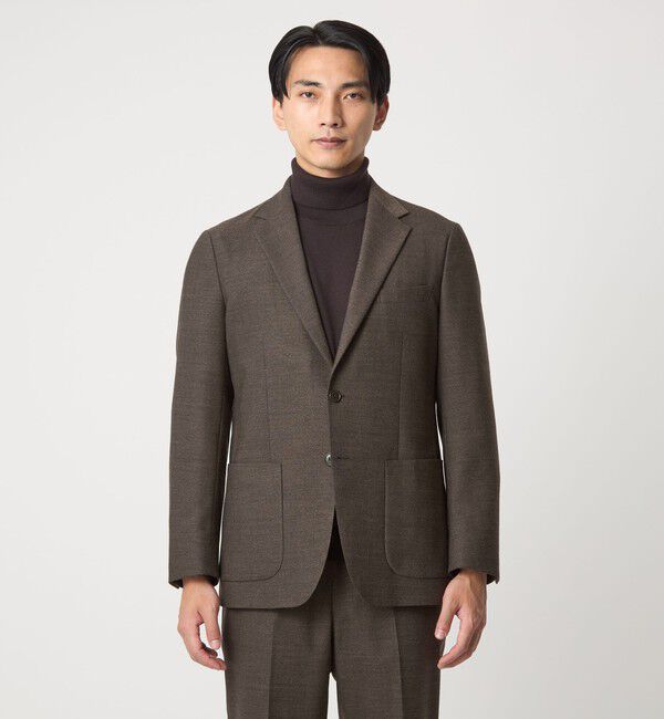 UNITED ARROWS green label relaxing「A+ TWPU ホームスパン 2B スタンダード ジャケット -ウォッシャブル・ストレッチ-」|テーラードジャケット|