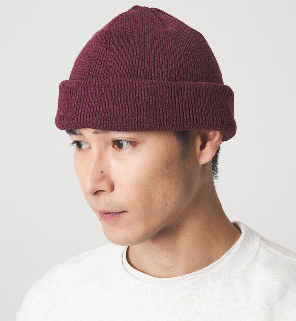 UNITED ARROWS green label relaxing「GLR ロー ニットキャップ」|ニット帽|WINE