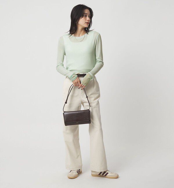 UNITED ARROWS green label relaxing「チュール ドッキング シアー プルオーバー」|Tシャツ・カットソー|