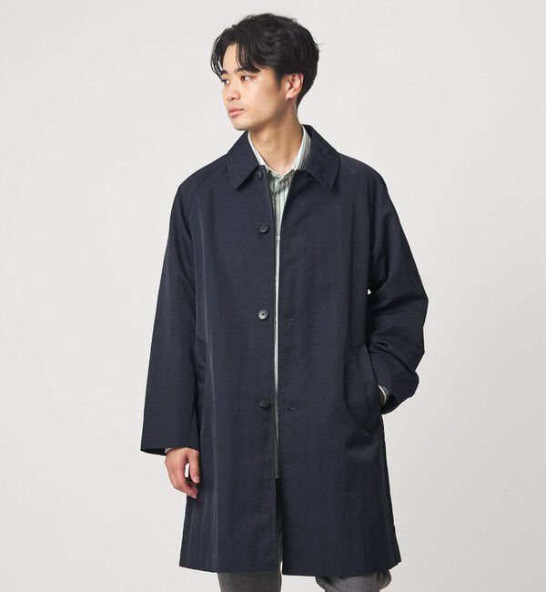 UNITED ARROWS green label relaxing「ナイロン ツイル ステンカラーコート -撥水-」|ステンカラーコート|