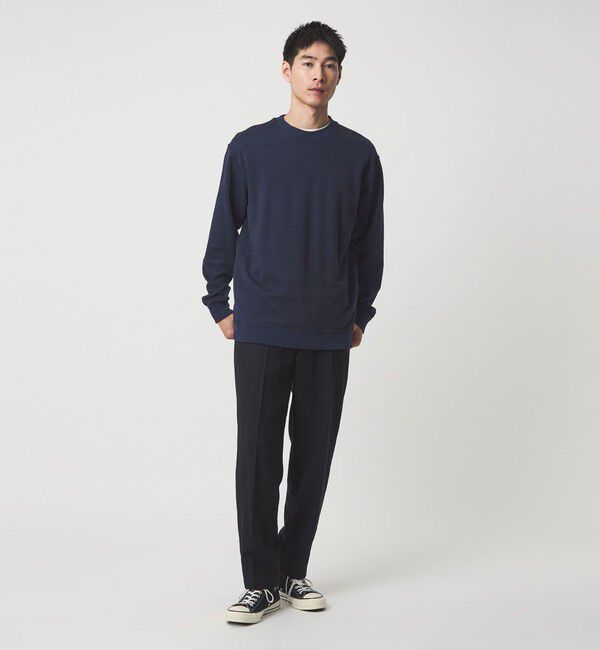 UNITED ARROWS green label relaxing「ミラノ リブ ダブルフェイス クルーネック カットソー」|Tシャツ・カットソー|