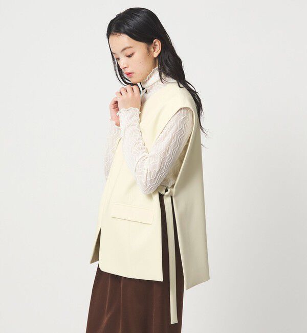 EMMEL REFINES「＜EMMEL REFINES＞EM サイドベルト ジレ」|テーラードジャケット|