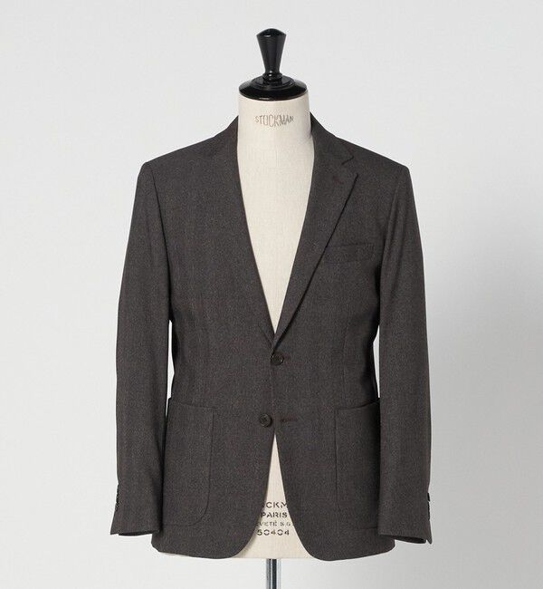 UNITED ARROWS green label relaxing「A+ ポリエステルツイード 2B スタンダード 2P ジャケット -ウォッシャブル・ストレッチ-」|テーラードジャケット|