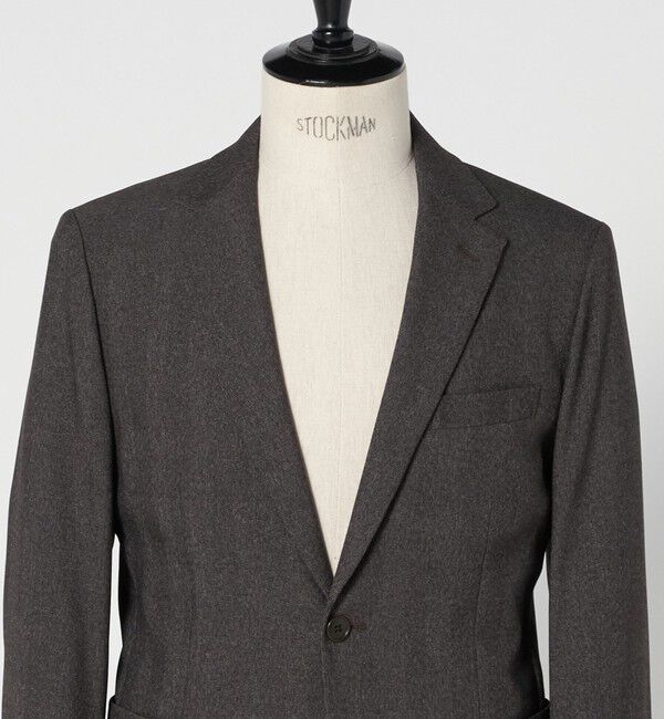UNITED ARROWS green label relaxing「A+ ポリエステルツイード 2B スタンダード 2P ジャケット -ウォッシャブル・ストレッチ-」|テーラードジャケット|