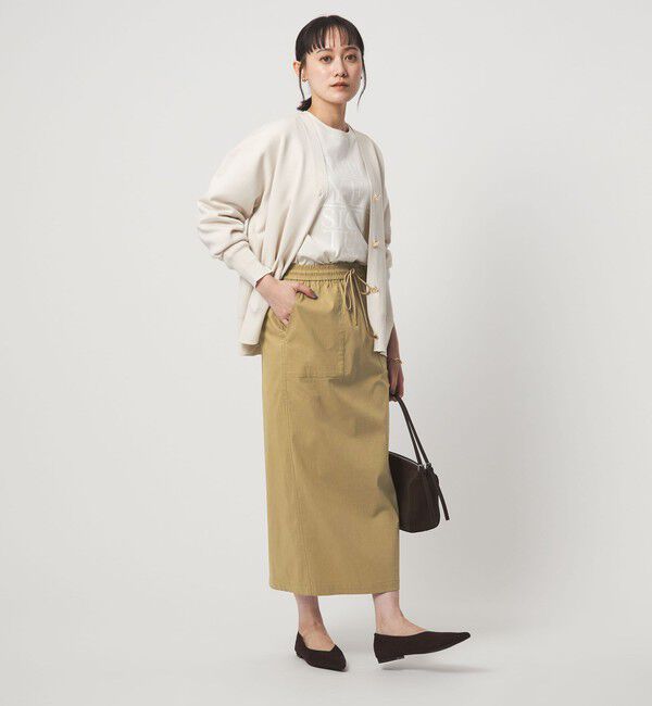 UNITED ARROWS green label relaxing「［size SHORT/TALLあり］オルマイ LI/MIX タイト スカート」|タイト|