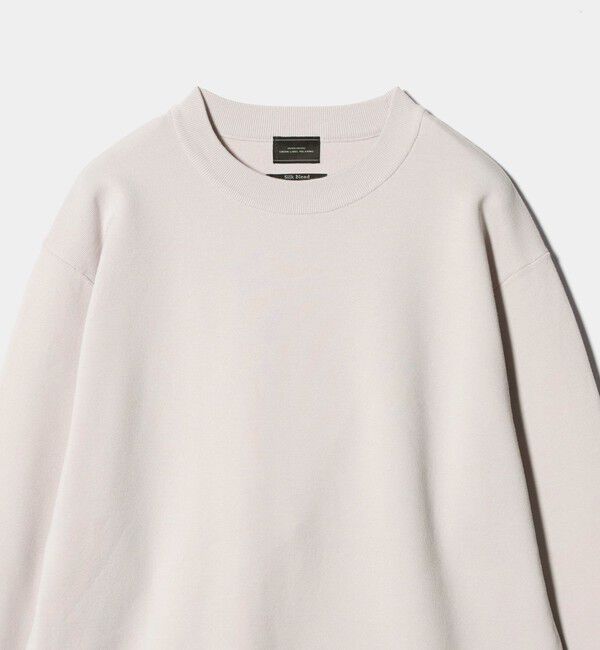 UNITED ARROWS green label relaxing「コットン シルク ミラノリブ クルーネック ニット」|ニット・セーター|