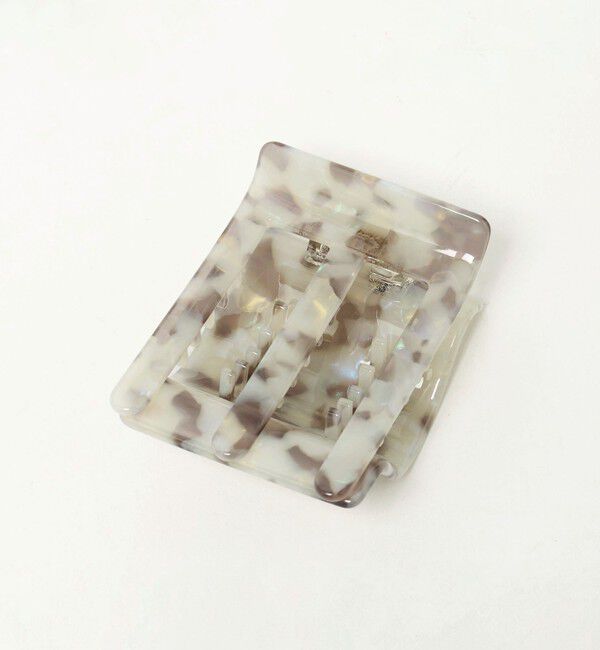 UNITED ARROWS green label relaxing「【WEB限定】スクエアマーブル ヘアクリップ」|ヘアバンド|