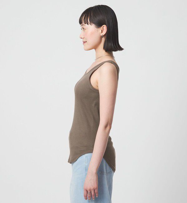 UNITED ARROWS green label relaxing「ベーシック リブ タンクトップ」|タンクトップ|