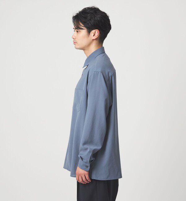 UNITED ARROWS green label relaxing「ワッシャー ポプリン ボックス シャツ」|シャツ・ブラウス|