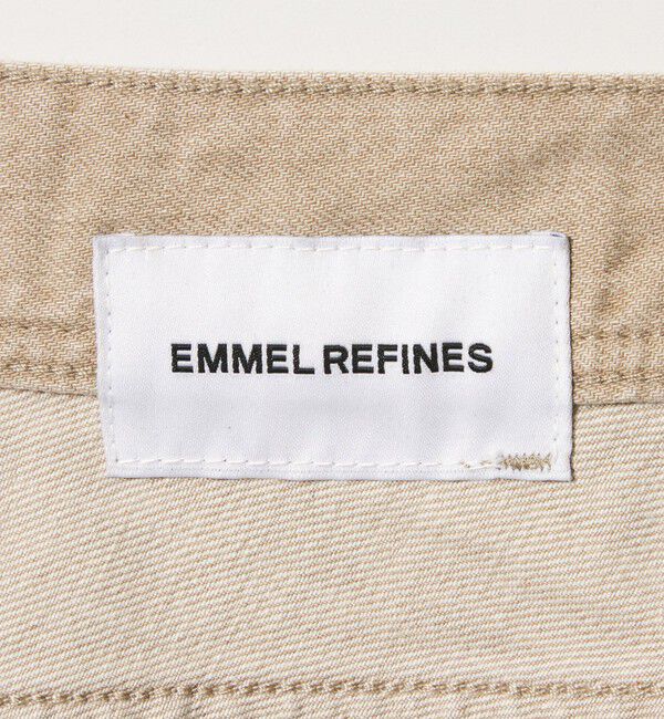 EMMEL REFINES「＜EMMEL REFINES＞EM  ソフト ワイド DNM パンツ」|チノ|