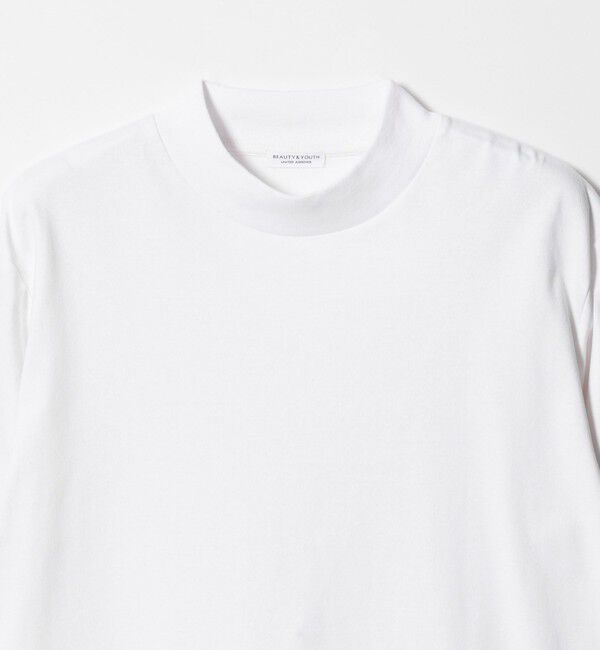BEAUTY&YOUTH UNITED ARROWS「【WEB限定 WARDROBE SMART】クリア ガスコットン モックネック カットソー【抗菌・防臭】」|Tシャツ・カットソー|