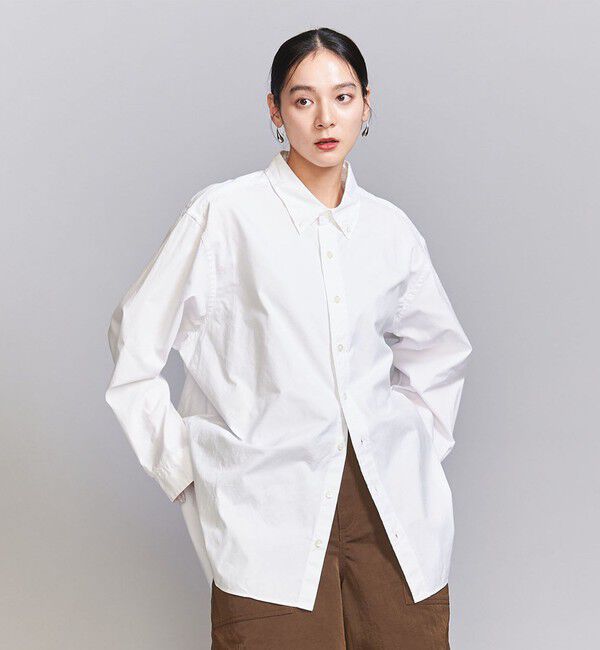 BEAUTY&YOUTH UNITED ARROWS「コットンオックス レギュラーシャツ」|シャツ・ブラウス|WHITE