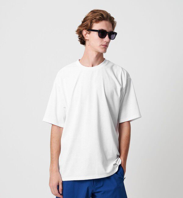 California General Store「＜CGS.＞ リサイクル ポリエステル ラック Tシャツ-吸水速乾 紫外線軽減-」|Tシャツ・カットソー|WHITE