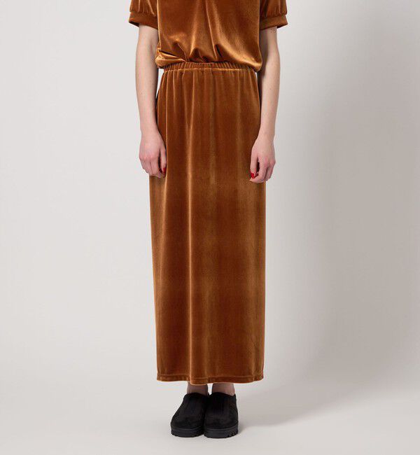 STEVEN ALAN「＜Steven Alan＞ベロア ロング スカート」|スカート|