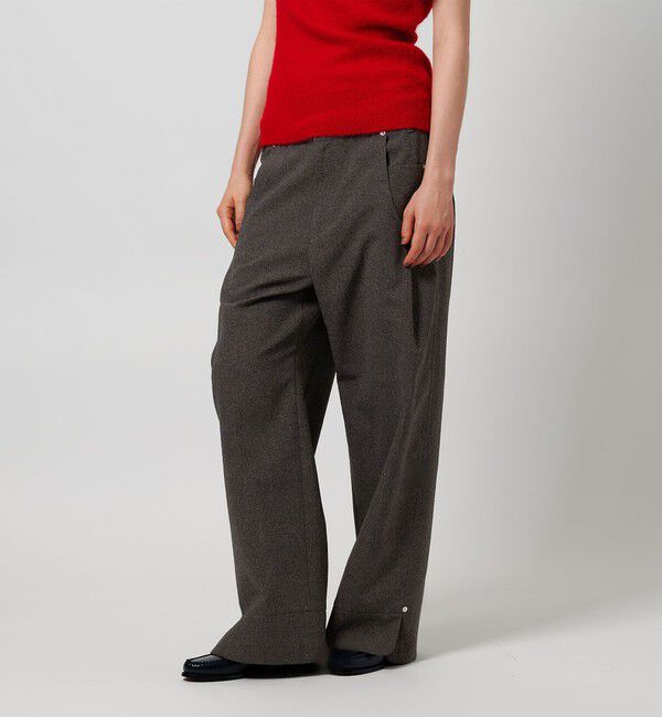 ATTISESSION「＜ATTISESSION＞ウエストストリング ワイドパンツ」|その他|