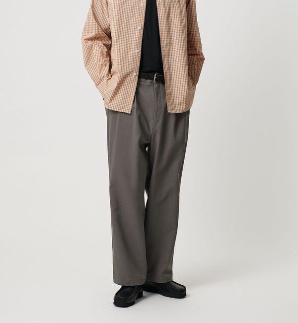BEAUTY&YOUTH UNITED ARROWS「エアロ ツイル 2プリーツ スラックス NO.9」|チノ|