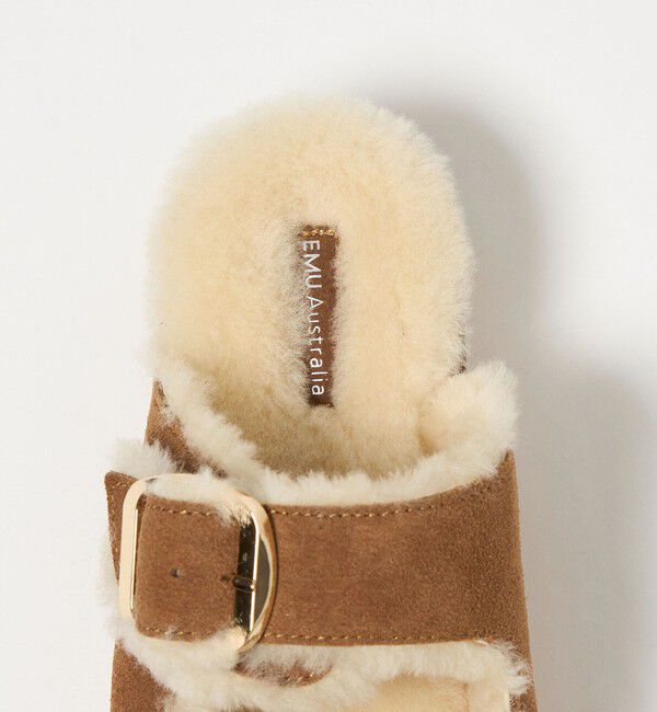 BEAUTY&YOUTH UNITED ARROWS「＜EMU Australia＞ムートン バックル サンダル」|サンダル|