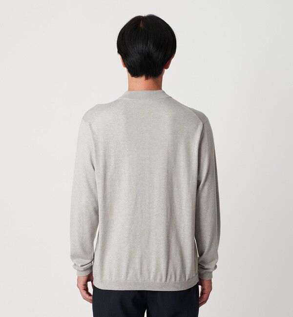 BEAUTY&YOUTH UNITED ARROWS「コットン カシミヤ ブレンド ジャケット ネック Tシャツ 」|ニット・セーター|