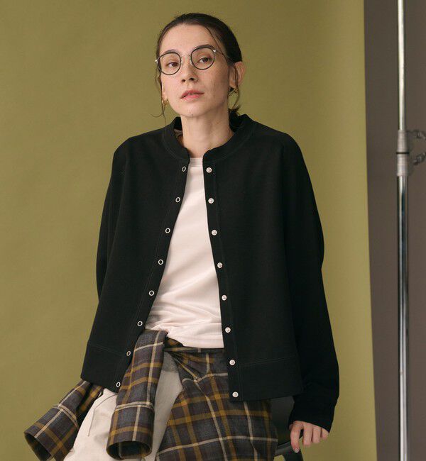 BEAUTY&YOUTH UNITED ARROWS「ダブルフェイス リングボタンカーディガン2 ウォッシャブル」|カーディガン|