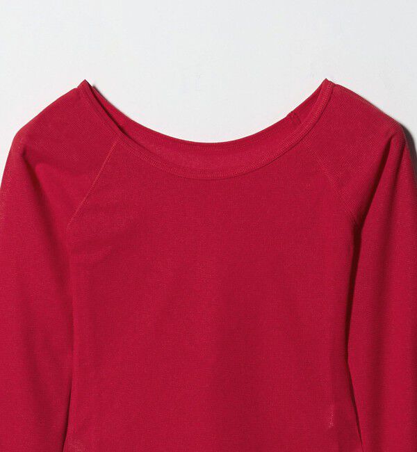 ATTISESSION「＜ATTISESSION＞ワッフル ローカットネック トップス」|Tシャツ・カットソー|