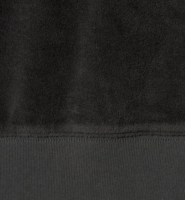 MONKEY TIME「オゾンウォッシュ ベロア バックジップ クルーネック」|Tシャツ・カットソー|