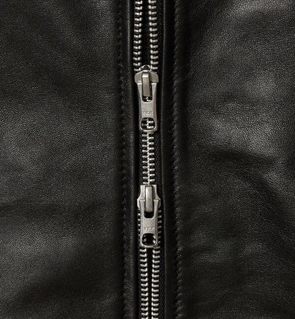 BEAUTY&YOUTH UNITED ARROWS「【WEB限定 WARDROBE SMART】 シープ シングル ライダースジャケット」|ライダースジャケット|