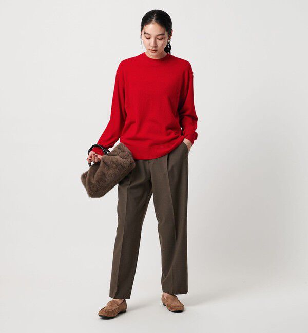 BEAUTY&YOUTH UNITED ARROWS「ウールカシミヤ天竺 クルーネック ニットプルオーバー ウォッシャブル」|ニット・セーター|