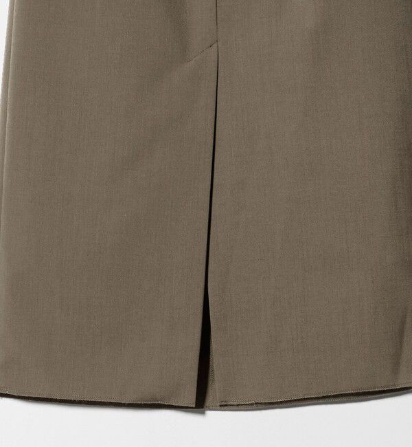 BEAUTY&YOUTH UNITED ARROWS「毛ブレンド タックロングスカート 防シワ ウォッシャブル」|スカート|