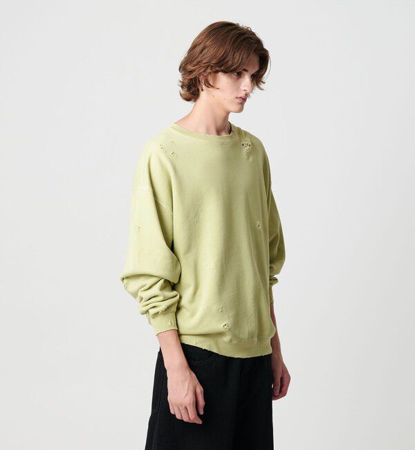 MONKEY TIME「フレンチテリー ディストレスト クルーネック」|Tシャツ・カットソー|