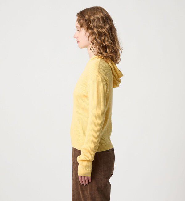 STEVEN ALAN「＜Steven Alan＞ウール リブ ニット フーディー」|ニット・セーター|