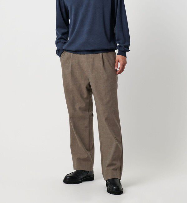 BEAUTY&YOUTH UNITED ARROWS「ダブル TR 1P イージーパンツ 伸縮性あり」|チノ|