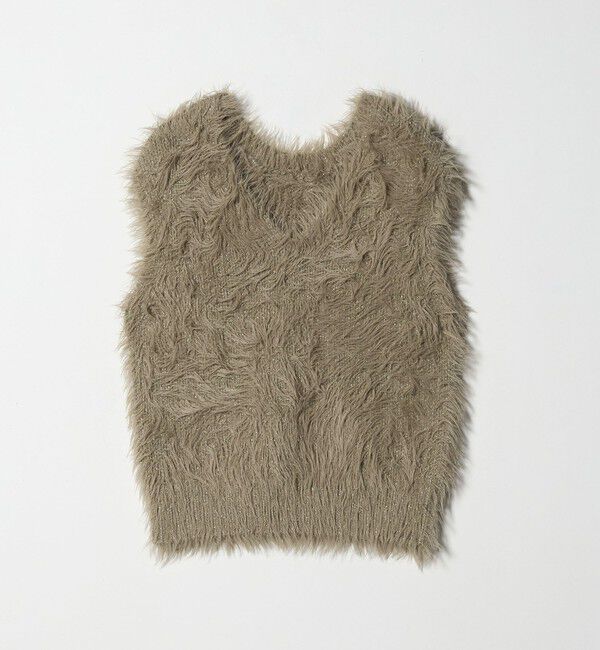 BEAUTY&YOUTH UNITED ARROWS「【WEB限定】フェザーヤーン ラメニット 2WAYベスト」|ニット・セーター|