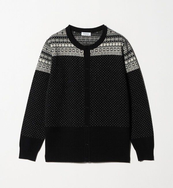 ATTISESSION「＜ATTISESSION＞フェアアイル ジャガード カーディガン」|カーディガン|
